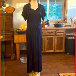Vintage 1940’s Navy Dress